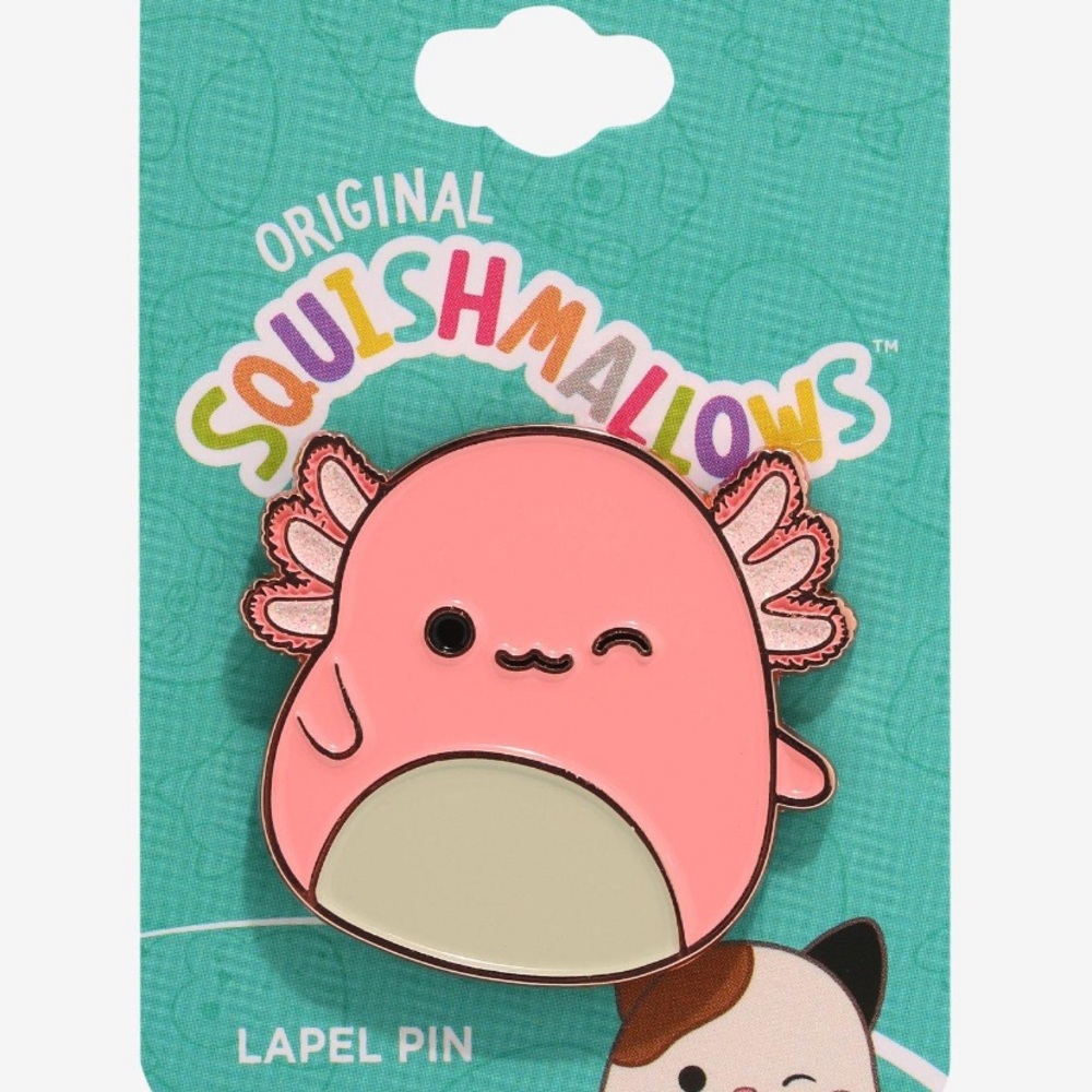 Squishmellow Archie‎ The Axolotl Enamel Pin Hot Topic Boxlunch